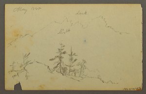 Weite Landschaft mit Wolken, 1844 von Frederic Edwin Church