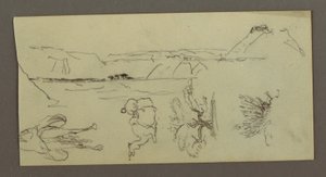Kamelstudien, Baum, Busch und Tal, möglicherweise 1868 von Frederic Edwin Church