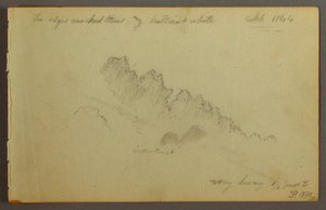 Zeichnung, Wolkenstudie, 1844