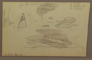Zeichnung, Bewölkter Himmel, möglicherweise 1860er Jahre
