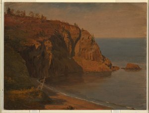 Zeichnung, Küste der Grand Manan Insel, Kanada, August oder September 1851