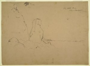 Küste mit "Der alte Mönch nahe Eastport", ca. 1851