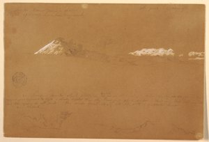 Cotapaxi, Morgen, vom Tempel der Sonne, Quito, Ecuador, 24. Juni 1857