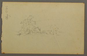Ferne Bauerngebäude, 1844
