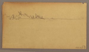 Doppelter Regenbogen über den Wasserfällen, Niagara River, möglicherweise 1858