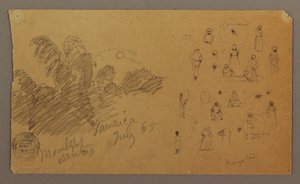 Figuren, Mondschein-Bambus, Juli 1865