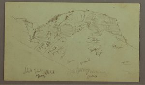 Flacher Felsenhügel, 4. Mai 1868 von Frederic Edwin Church