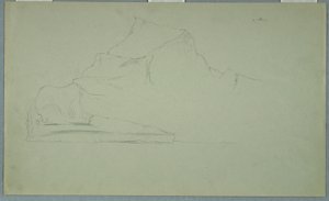 Schwimmender Eisberg, Juni oder Juli 1859