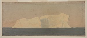Schwimmender Eisberg, Labrador, Juni oder Juli 1859 von Frederic Edwin Church
