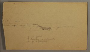 Hügel, Regenbogen, möglicherweise 1865–66