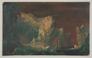 Zeichnung, Eisberg-Fantasie, wahrscheinlich 1859