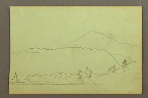 See, Hügelkette, möglicherweise 1856