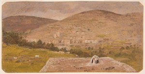 Zeichnung, Landschaft, 1865