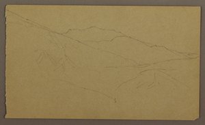 Zeichnung, Landschaft, Mai–August 1865