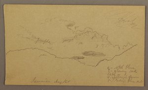 Zeichnung, Landschaft, Mai–August 1865 von Frederic Edwin Church