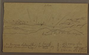 Zeichnung, Landschaft, Mai–August 1865