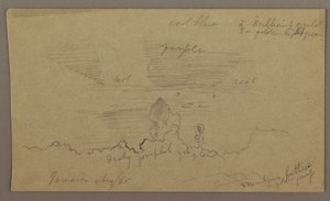 Landschaft; Rückseite: Himmel, August 1865
