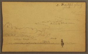 Landschaft mit Figur, 1857