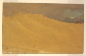 Zeichnung, Bergige Landschaft, 1860–70
