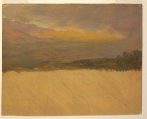 Zeichnung, Bergige Landschaft, 1860–70