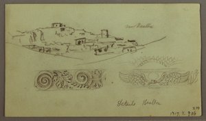 Zeichnung, Bergstudie, 6. Mai 1868