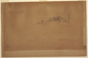 Zeichnung, In der Nähe von Guaranda, Ecuador, 10. Juni 1857 von Frederic Edwin Church