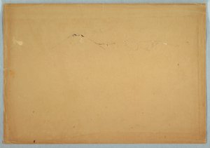 Zeichnung, Umriss von Mount Katahdin, Maine, ca. 1856–60