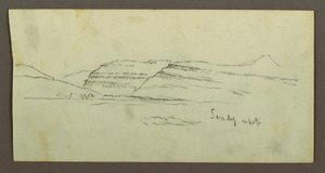 Ebene und Gebirgskette von Frederic Edwin Church