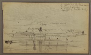 Flusslandschaft, 1857
