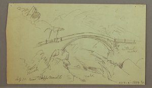 Schrein im Wald, September 1868 von Frederic Edwin Church