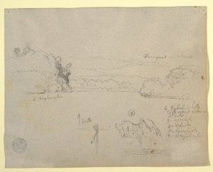 Zeichnung, Skizzen aus Südamerika, 1853, wahrscheinlich Mai