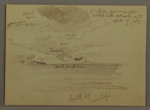 Himmelsstudie über Meer, April 1869