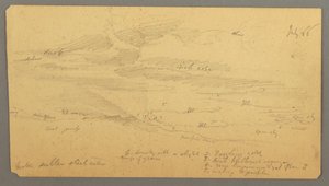 Himmelsstudie über Kamm, Juli 1866 von Frederic Edwin Church