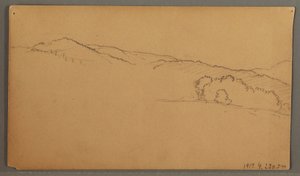 Himmelsstudie, möglicherweise 1873