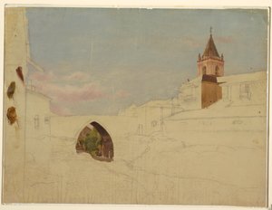 Südamerikanische Stadtansicht, 1857