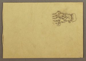 Zeichnung, Postkutsche, möglicherweise 1868-69
