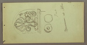 Studien von Objekten aus dem Athener Museum, möglicherweise 1869
