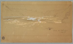 Der Fluss "Unterhalb des Strudels", September 1858