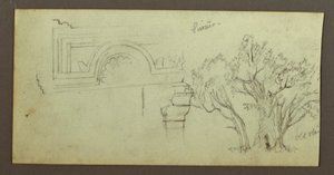 Bäume, gekerbt, Februar möglicherweise 1868