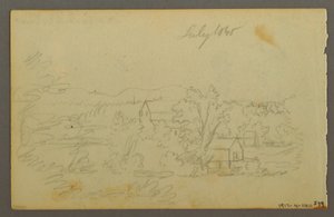 Bäume, Kuh, 1844 von Frederic Edwin Church