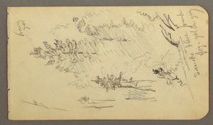 Bäume im Nebel, möglicherweise 1878