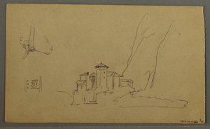 Tal, Kirche, St. Gilgen Österreich, möglicherweise 1868