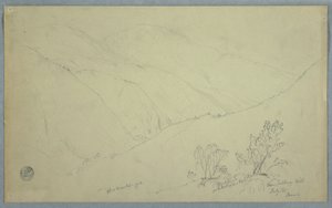 Blick auf den Blue Mountain Peak, gesehen von der Nähe von Salloway Hill, Jamaika, Juli 1865
