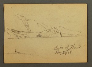 Thunersee, Berner Oberland, 20. August 1868 von Frederic Edwin Church