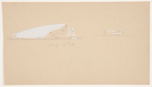 Schwimmende Eisberge von Frederic Edwin Church