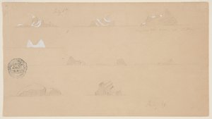 Schwimmende Eisberge von Frederic Edwin Church