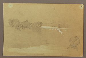 Hennequin Point und die amerikanischen Fälle, Niagara-Fluss