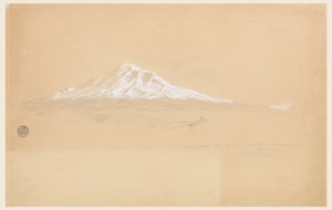 Der Chimborazo vom Haus des Senior Pablo Bustamante, Riobamba, Ecuador