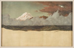 Der Berg Chimborazo durch aufsteigenden Nebel und Wolken von Frederic Edwin Church