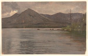 Mt. Katahdin, vom Lake Katahdin von Frederic Edwin Church